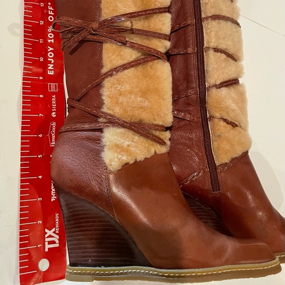 SOLD: Vince Camuto Brown leather boots size 9 made in Brazil SOLD - Picture 7 of 16